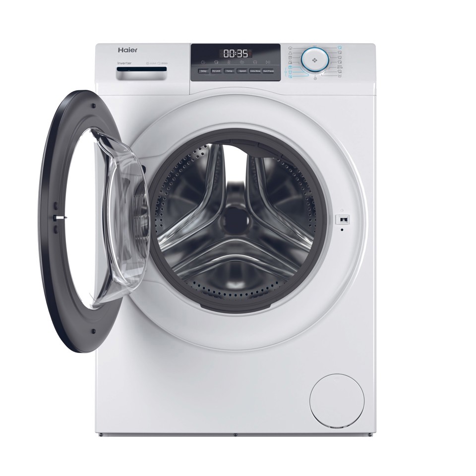 Haier Serie 1, Lavasciuga 10+6 KG, 20% più efficente della classe A, 1600 giri, Bianco, Inverter, Refresh, HWD100-BP16929AS