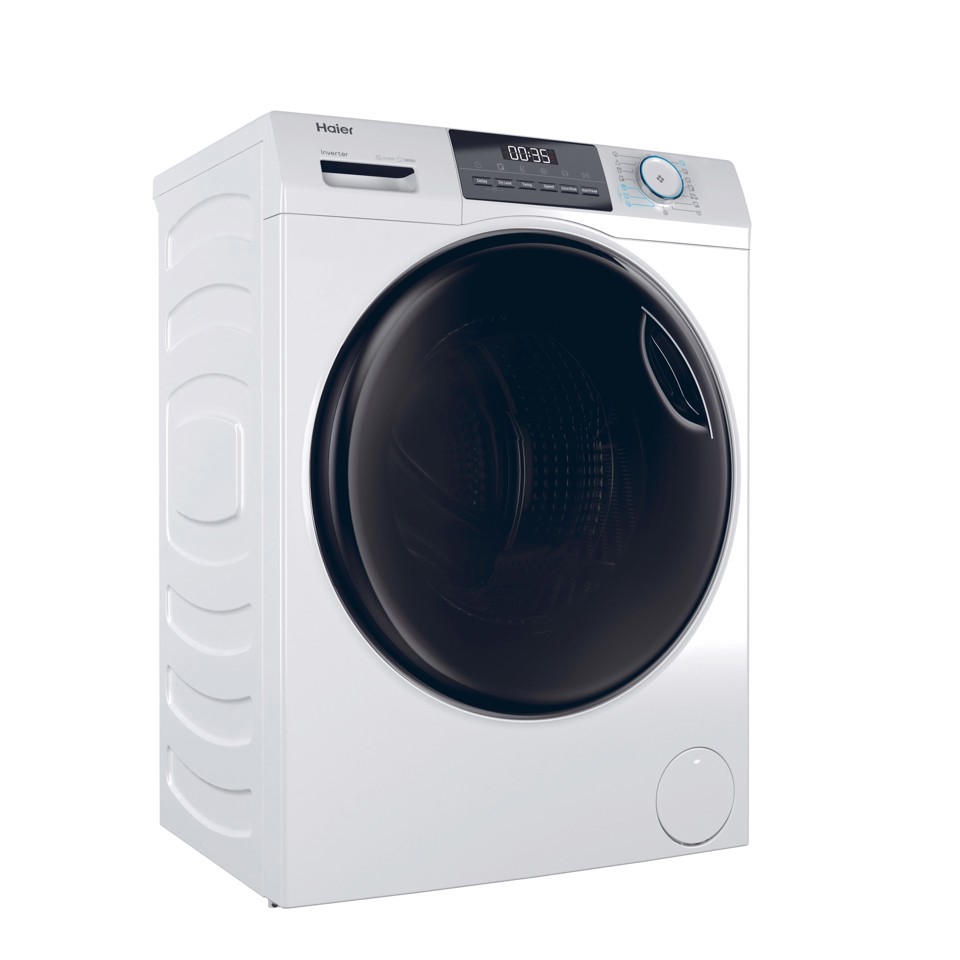Haier Serie 1, Lavasciuga 10+6 KG, 20% più efficente della classe A, 1600 giri, Bianco, Inverter, Refresh, HWD100-BP16929AS