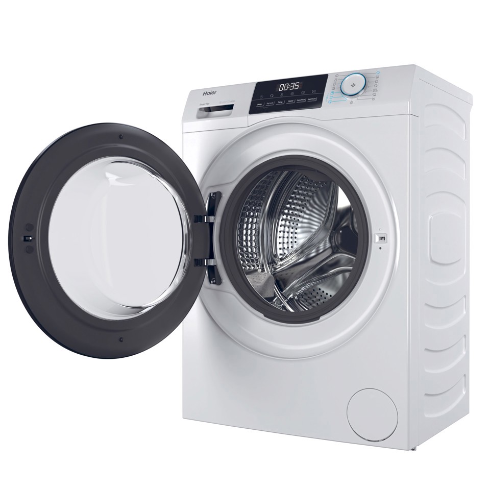 Haier Serie 1, Lavasciuga 10+6 KG, 20% più efficente della classe A, 1600 giri, Bianco, Inverter, Refresh, HWD100-BP16929AS