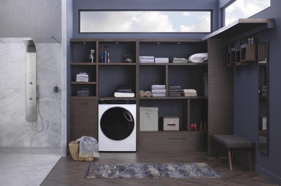 Haier SuperDrum, Lavatrice Carica Frontale 15 KG, Classe A, 1400 giri, Bianco, Inverter, Refresh, HW150-BP14986EIT