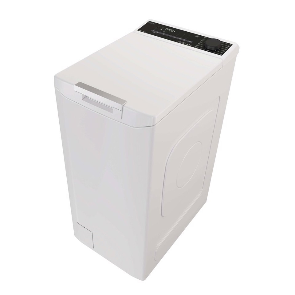 Haier T Series 7, Lavatrice Carica dall'alto 7 KG, 15% più efficente della classe A, 1200 giri, Bianco, Inverter, Vapore, THASN276TM7-S