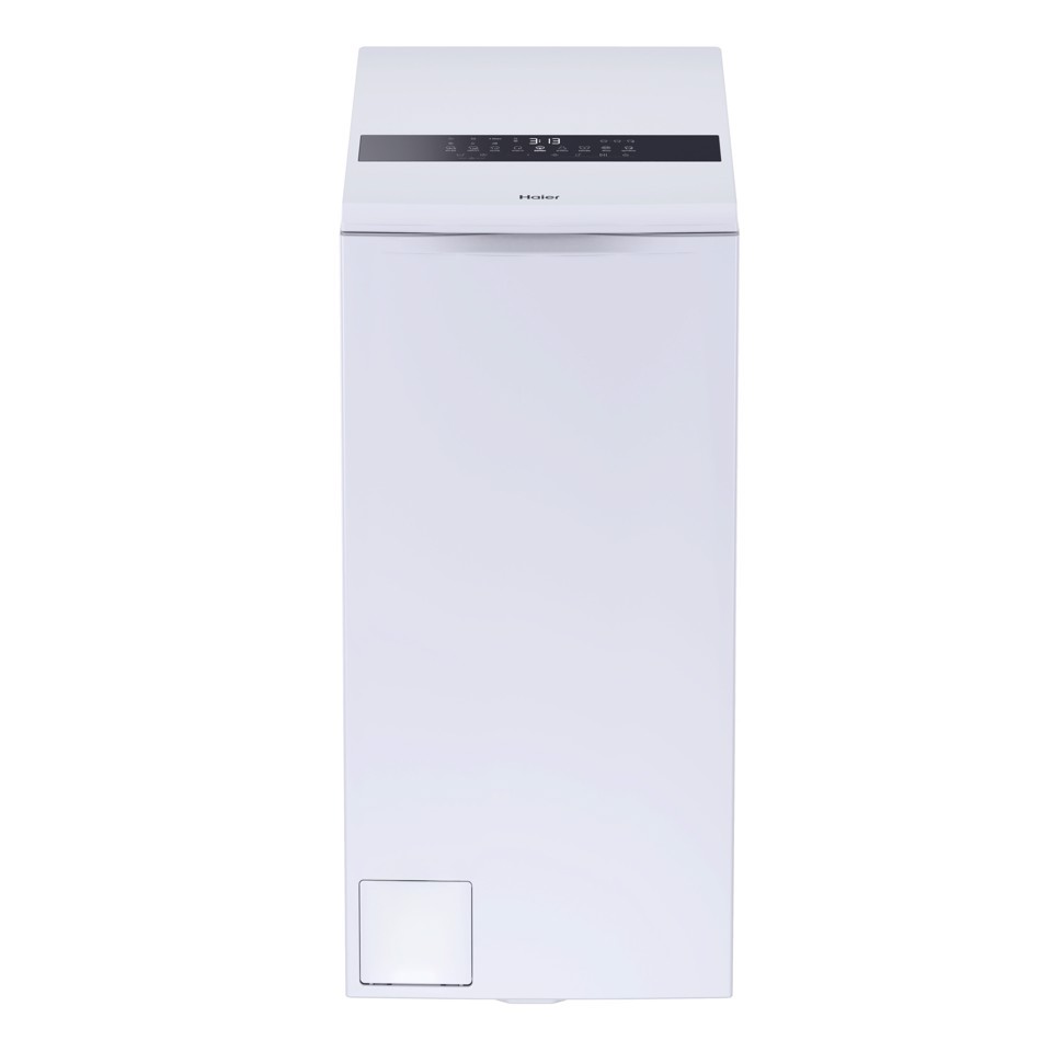 Haier T Series 9, Lavatrice Carica dall'alto 9 KG, Classe A, 1300 giri, Bianco, Inverter, Vapore, Wi-Fi, HW90-BPD13386U-S