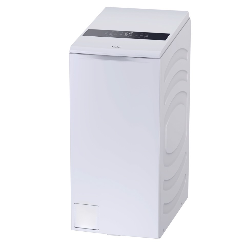 Haier T Series 9, Lavatrice Carica dall'alto 9 KG, Classe A, 1300 giri, Bianco, Inverter, Vapore, Wi-Fi, HW90-BPD13386U-S