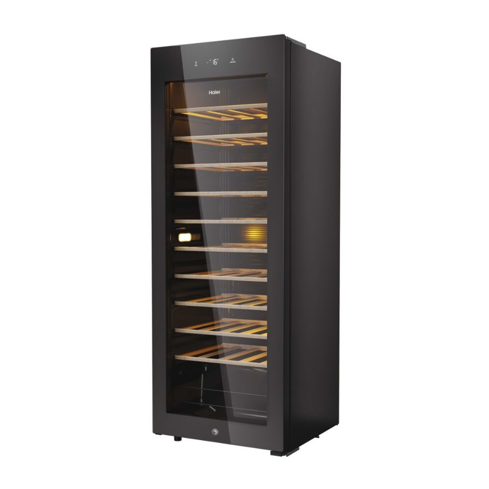 Haier Wine Bank 50 Serie 3 HWS58GGH1 Libera installazione Nero 58 bottiglia/bottiglie