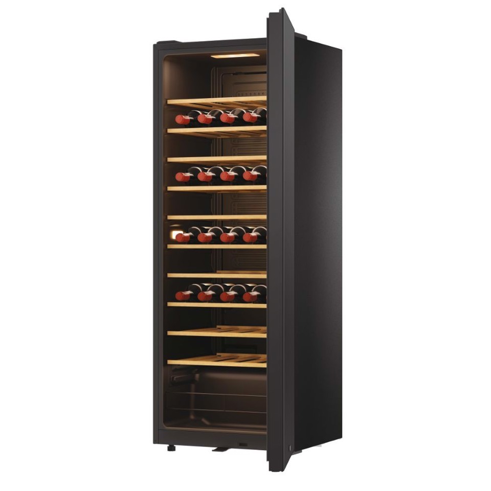 Haier Wine Bank 50 Serie 3 HWS58GGH1 Libera installazione Nero 58 bottiglia/bottiglie
