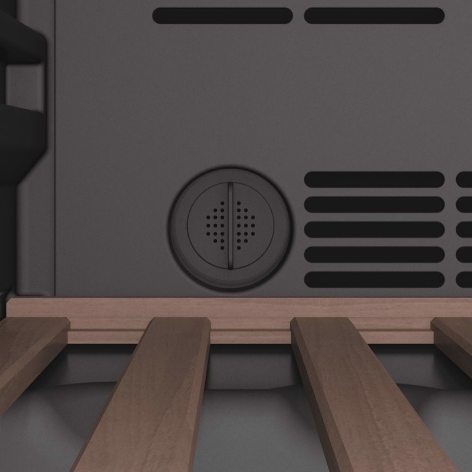 Haier Wine Bank 50 Serie 7 HWS77GDAU1 Cantinetta vino con compressore Libera installazione Nero 77 bottiglia/bottiglie