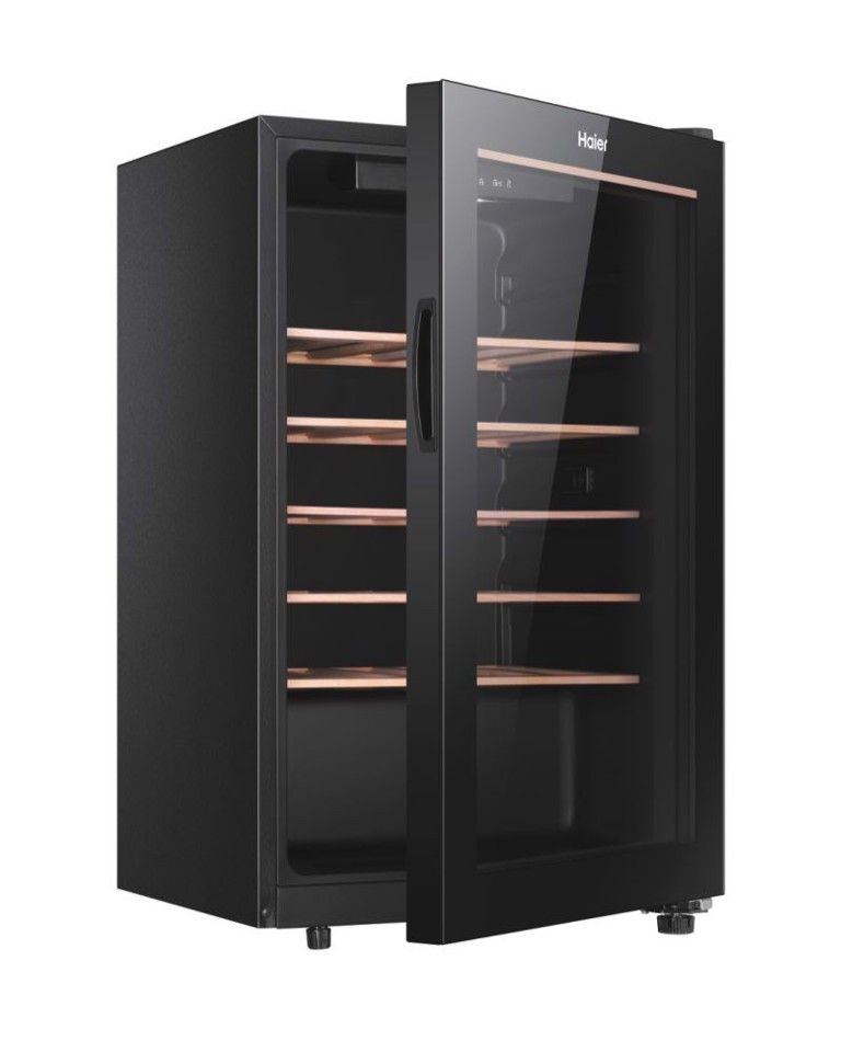 Haier Wine cellar HWS33GGFR Cantinetta vino con compressore Libera installazione Nero 33 bottiglia/bottiglie