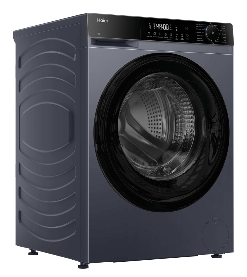 Haier X Series 5, Lavatrice Carica Frontale 13 KG, 30% più efficente della classe A, 1400 giri, Antracite, AI PowerDrive, Vapore, Wi-Fi, Smart AI, Super Fast 15', HW130BP14357GUIT