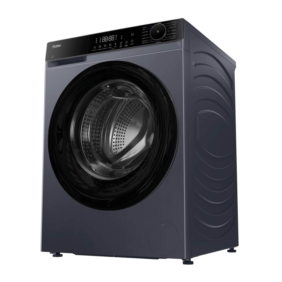 Haier X Series 5, Lavatrice Carica Frontale 13 KG, 30% più efficente della classe A, 1400 giri, Antracite, AI PowerDrive, Vapore, Wi-Fi, Smart AI, Super Fast 15', HW130BP14357GUIT