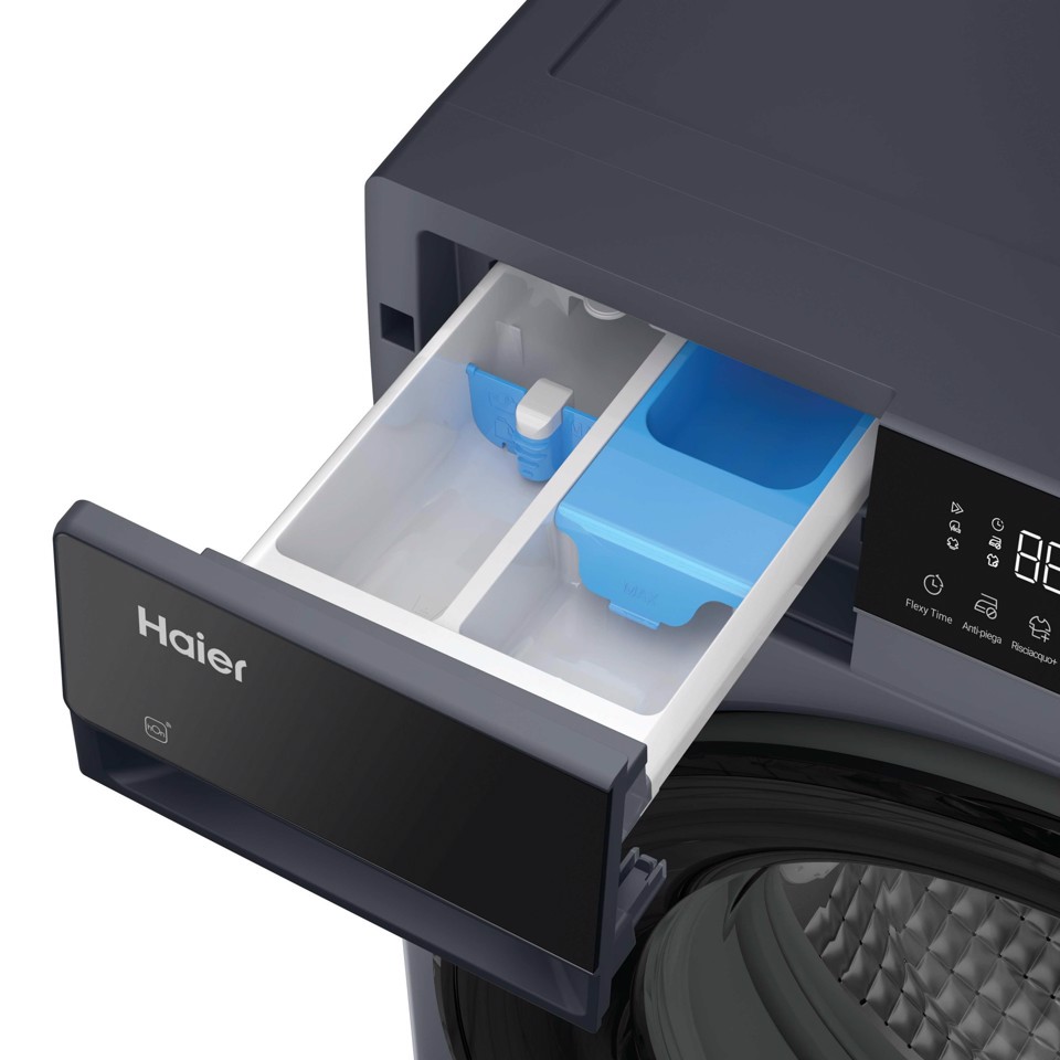 Haier X Series 5, Lavatrice Carica Frontale 13 KG, 30% più efficente della classe A, 1400 giri, Antracite, AI PowerDrive, Vapore, Wi-Fi, Smart AI, Super Fast 15', HW130BP14357GUIT