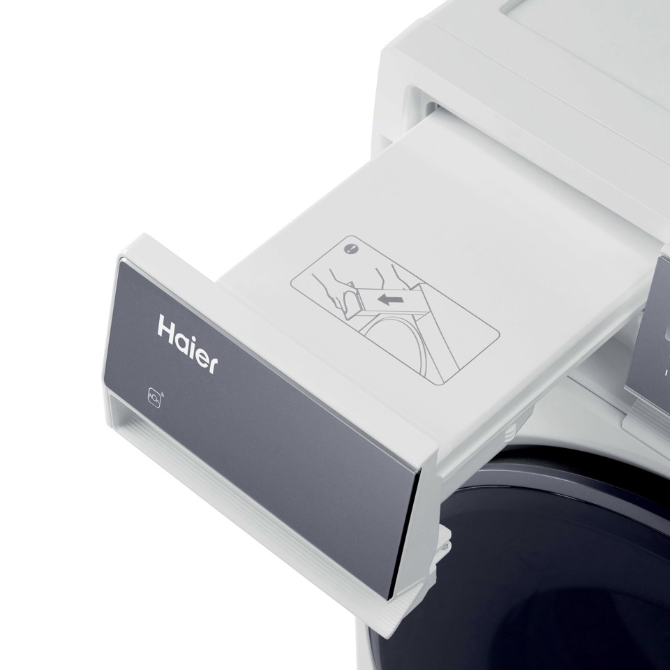 Haier X Series 7 , Asciugatrice 9 KG, Classe A, Bianco, AI PowerInverter, I-Refresh, Wi-Fi, Smart AI, HD90-A367U1-IT