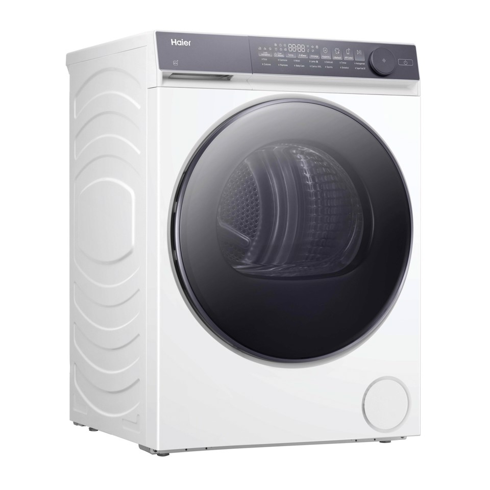 Haier X Series 7 , Asciugatrice 9 KG, Classe A, Bianco, AI PowerInverter, I-Refresh, Wi-Fi, Smart AI, HD90-A367U1-IT