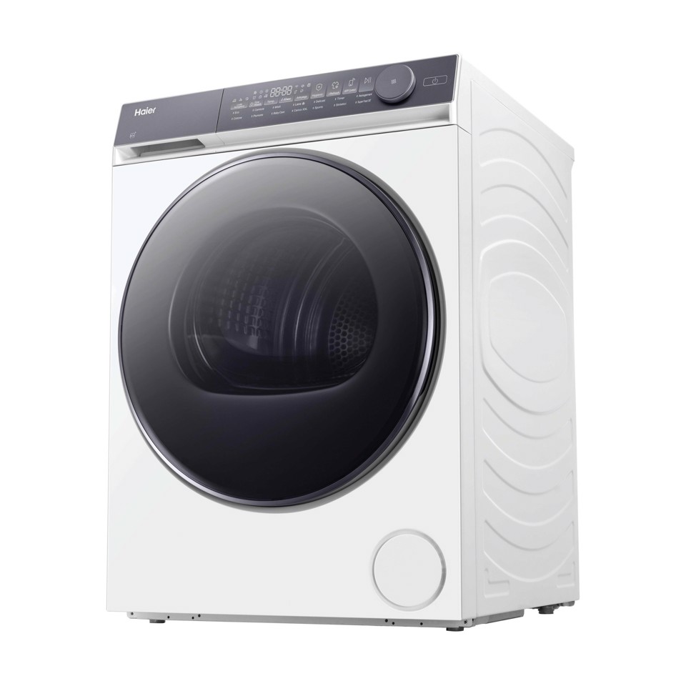 Haier X Series 7 , Asciugatrice 9 KG, Classe A, Bianco, AI PowerInverter, I-Refresh, Wi-Fi, Smart AI, HD90-A367U1-IT