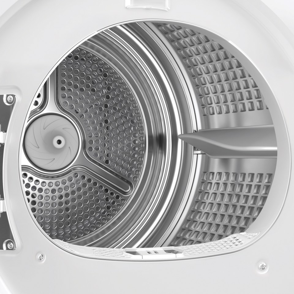 Haier X Series 7 , Asciugatrice 9 KG, Classe A, Bianco, AI PowerInverter, I-Refresh, Wi-Fi, Smart AI, HD90-A367U1-IT
