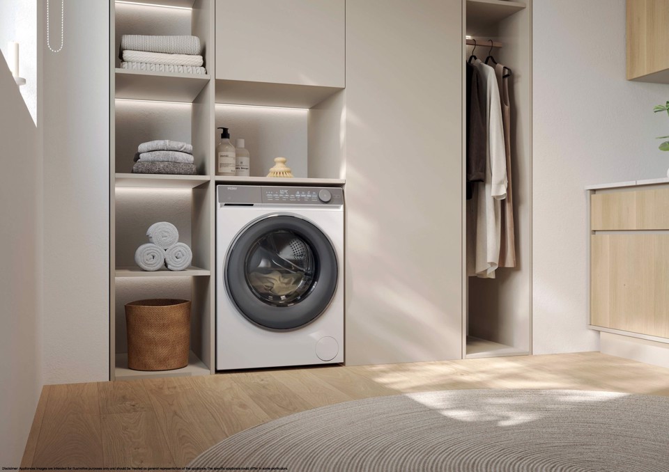 Haier X Series 7, Lavatrice Carica Frontale 10 KG, 30% più efficente della classe A, 1400 giri, Bianco, Direct Motion, Vapore, Wi-Fi, Smart AI, Scruscotto Anti-impronta, 360° ABT, HW100-B14367U-IT