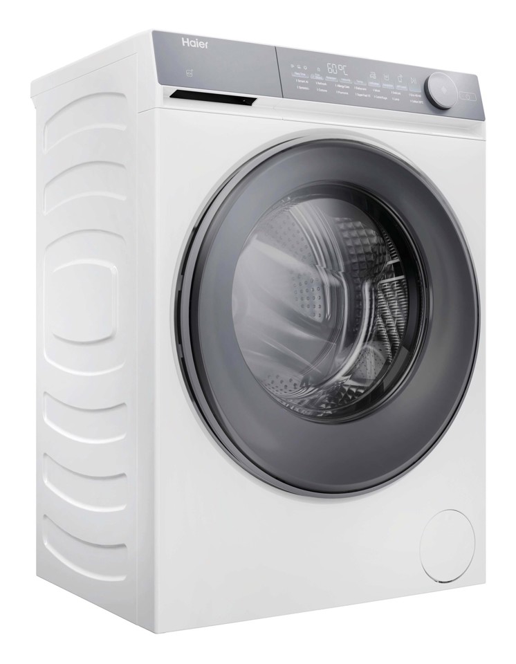 Haier X Series 7, Lavatrice Slim 8 KG, 25% più efficente della classe A, 1400 giri, Bianco, Direct Motion, Vapore, Wi-Fi, Smart AI, Scruscotto Anti-impronta, 360° ABT, HW80-B14367TU-IT