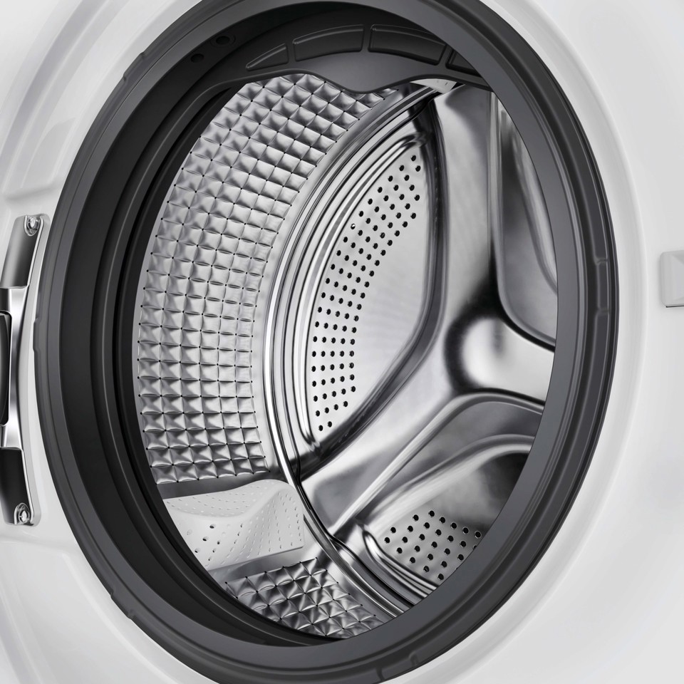 Haier X Series 7, Lavatrice Slim 8 KG, 25% più efficente della classe A, 1400 giri, Bianco, Direct Motion, Vapore, Wi-Fi, Smart AI, Scruscotto Anti-impronta, 360° ABT, HW80-B14367TU-IT