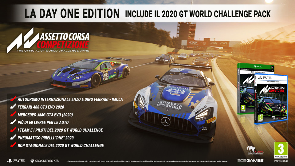 Halifax Assetto Corsa Competizione Day One Edition Inglese Xbox Series S