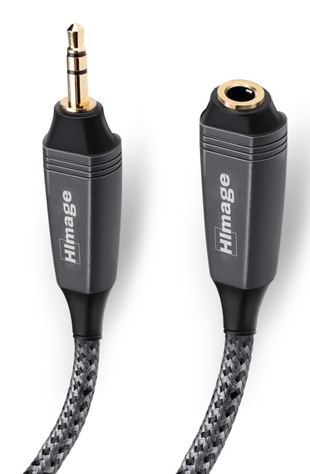 HIMAGE HIAJACK35M15MFG cavo audio 1,5 m 3.5mm Nero, Grigio
