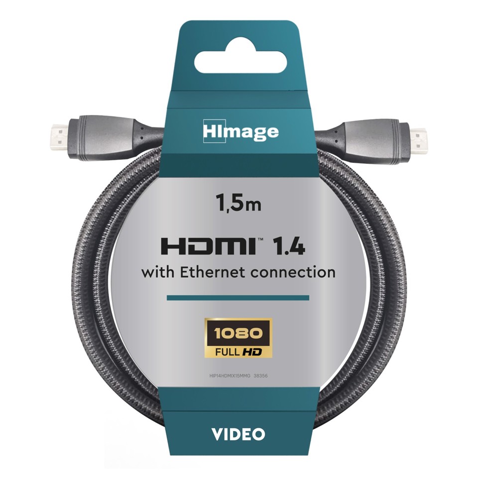 HIMAGE HIP14HDMIX15MMG cavo HDMI 1,5 m HDMI tipo A (Standard) Grigio