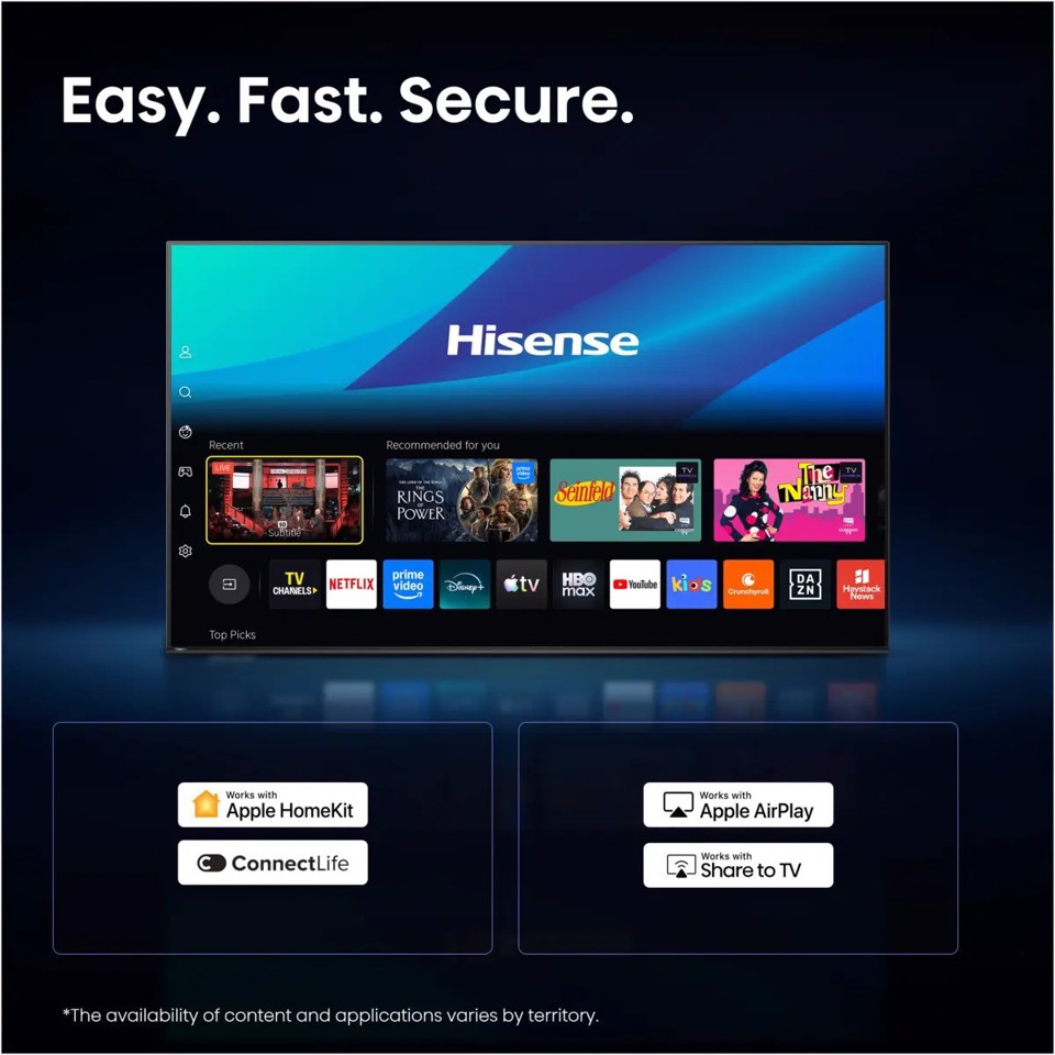 Hisense 32A59S 81,3 cm (32") Full HD Smart TV Wi-Fi Nero