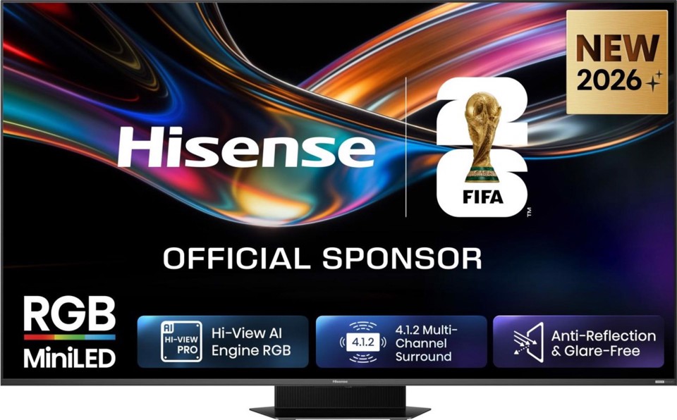 Hisense 65UR9S 165,1 cm (65") 4K Ultra HD Smart TV Wi-Fi Grigio 3500 cd/m²