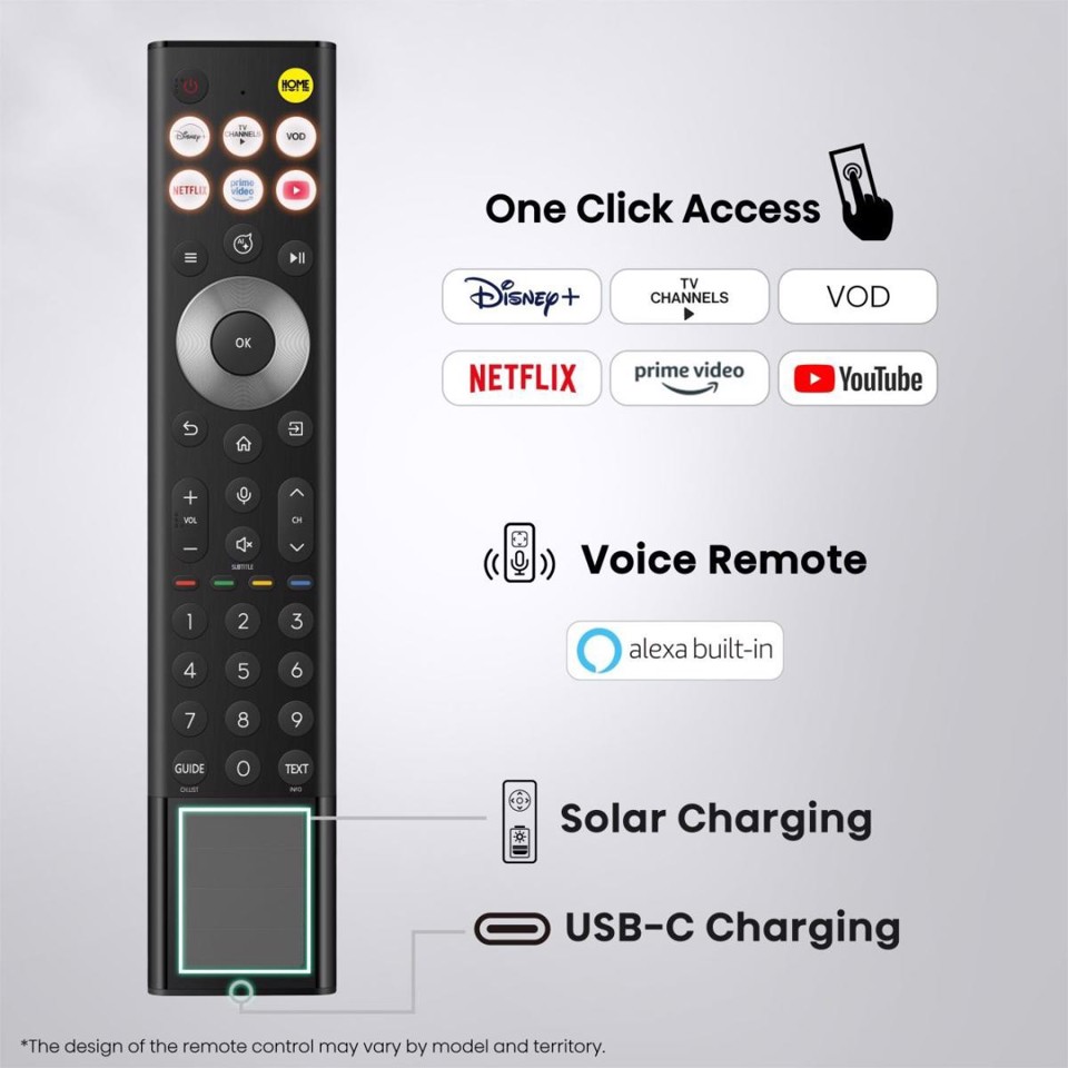 Hisense 65UR9S 165,1 cm (65") 4K Ultra HD Smart TV Wi-Fi Grigio 3500 cd/m²