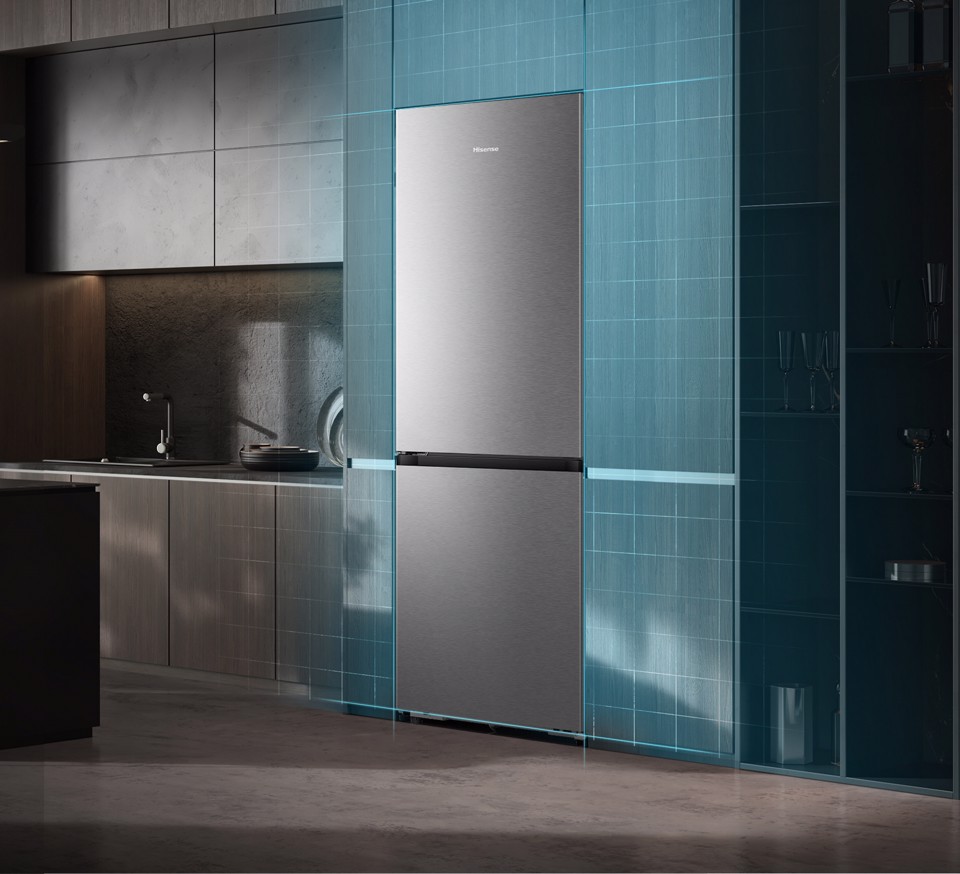 Hisense Frigorifero combinato RB3K330SAIC libera installazione 330L Classe C