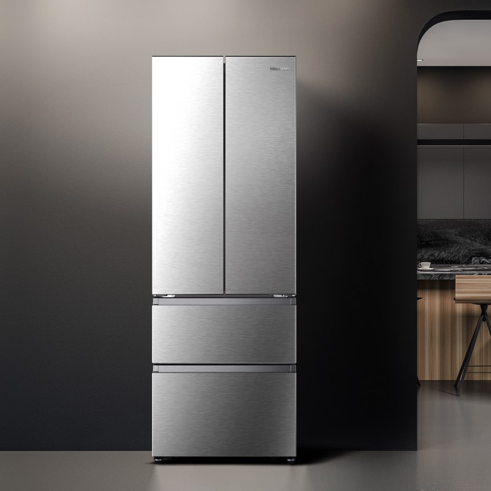 Hisense frigorifero French Door RF632N4BCE libera installazione 485L Classe E Grande capacità