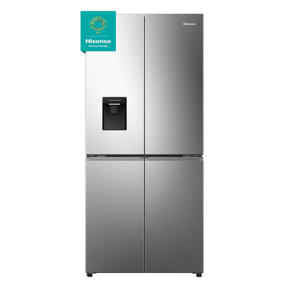 Hisense RQ5P470SMIE frigorifero con congelatore 482 L E Argento, Acciaio inox