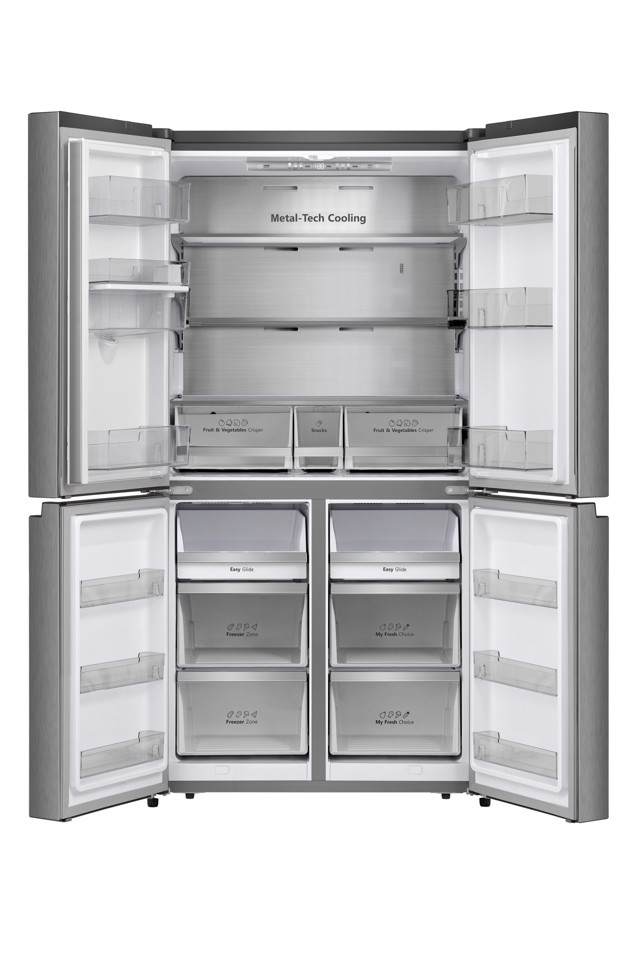 Hisense RQ758N4SWSE frigorifero side-by-side Libera installazione 606 L E Stainless steel