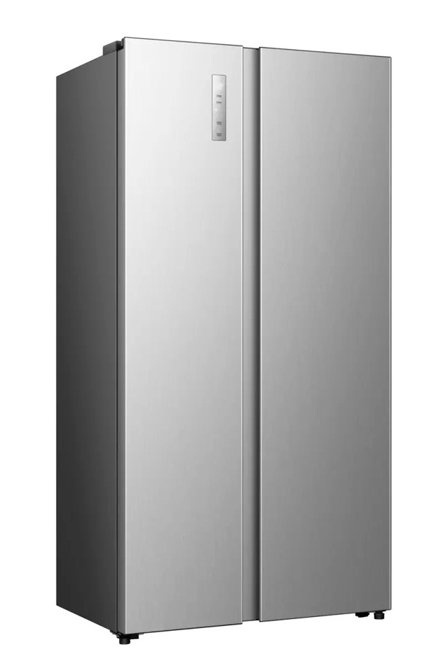 Hisense RS3P558NEIE frigorifero side-by-side Libera installazione 544 L Grigio, Acciaio inox