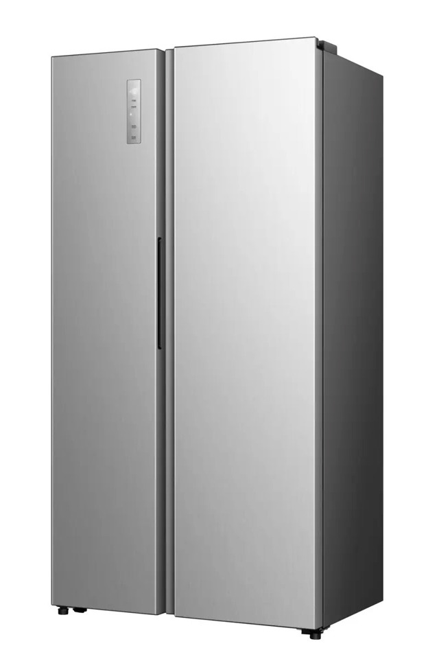 Hisense RS3P558NEIE frigorifero side-by-side Libera installazione 544 L Grigio, Acciaio inox