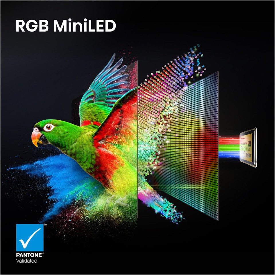 Hisense Smart TV RGB MiniLED 180Hz 55" 4K Ultra HD 55ER8S