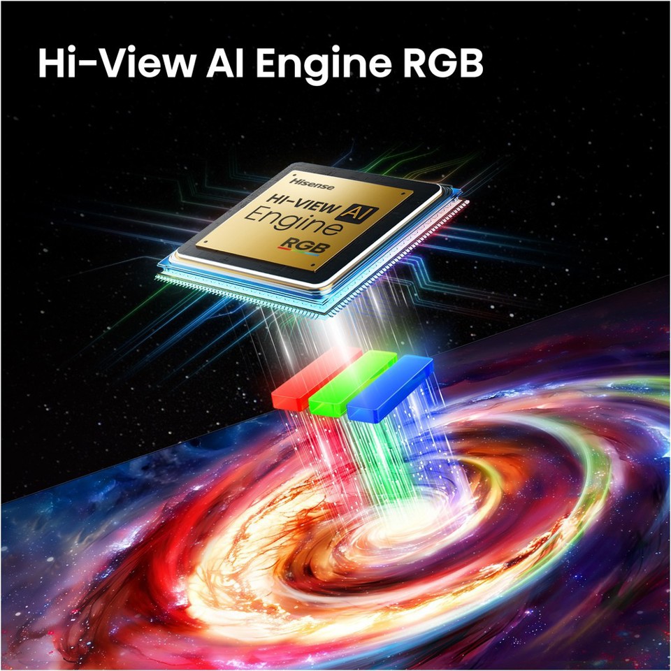 Hisense Smart TV RGB MiniLED 180Hz 55" 4K Ultra HD 55ER8S