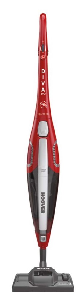 Hoover Diva Aspirapolvere DVE01BL 011 Senza sacchetto 0,8 L 750 W Rosso