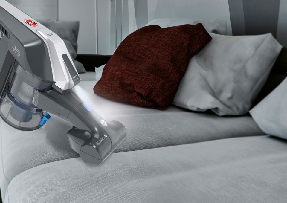 Hoover H-FREE 300 HF322PTA 011 Grigio Senza sacchetto