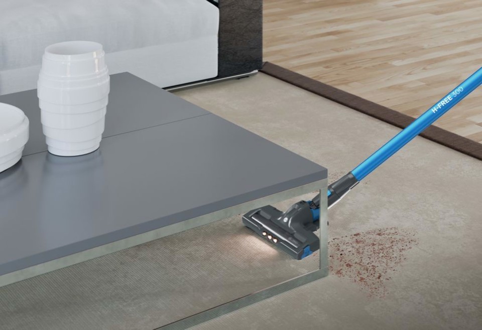 Hoover H-FREE 300 HF322PTA 011 Grigio Senza sacchetto