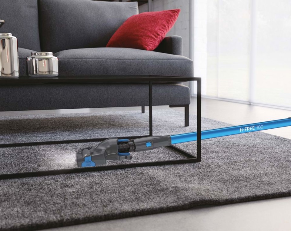 Hoover H-FREE 300 HF322PTA 011 Grigio Senza sacchetto