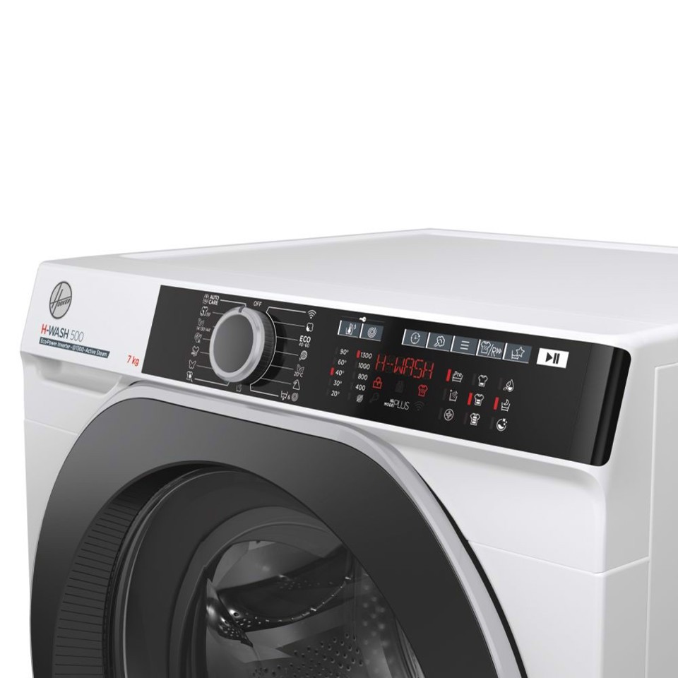 Hoover H-WASH 500 HWE4 37AMBS/1-S lavatrice Caricamento frontale 7 kg 1300 Giri/min A Bianco