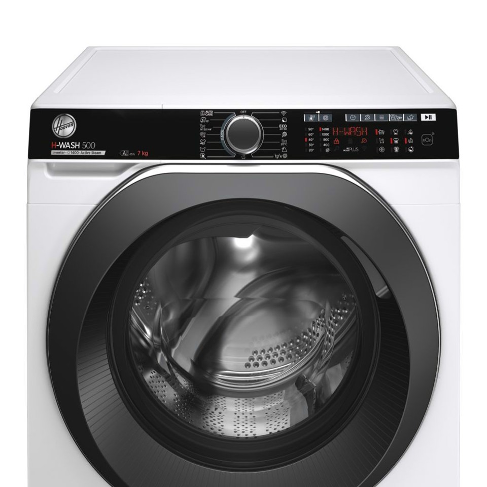 Hoover H-WASH 500 HWP4 47AMBC7/1-S lavatrice Caricamento frontale 7 kg 1400 Giri/min Bianco