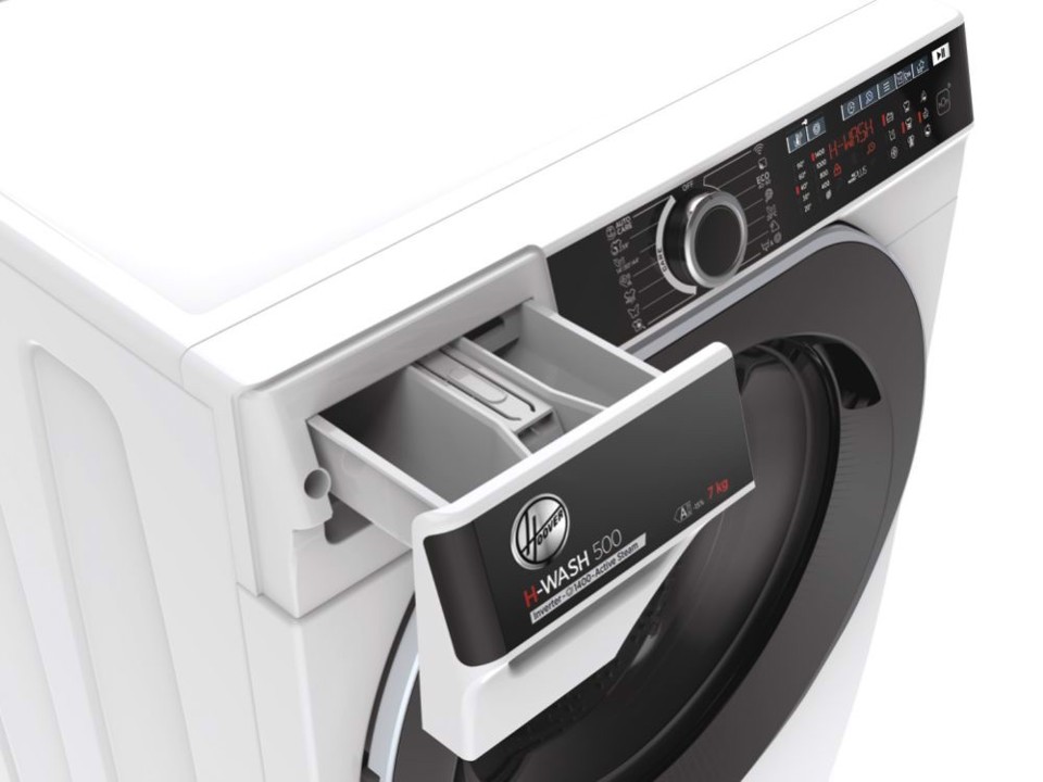 Hoover H-WASH 500 HWP4 47AMBC7/1-S lavatrice Caricamento frontale 7 kg 1400 Giri/min Bianco