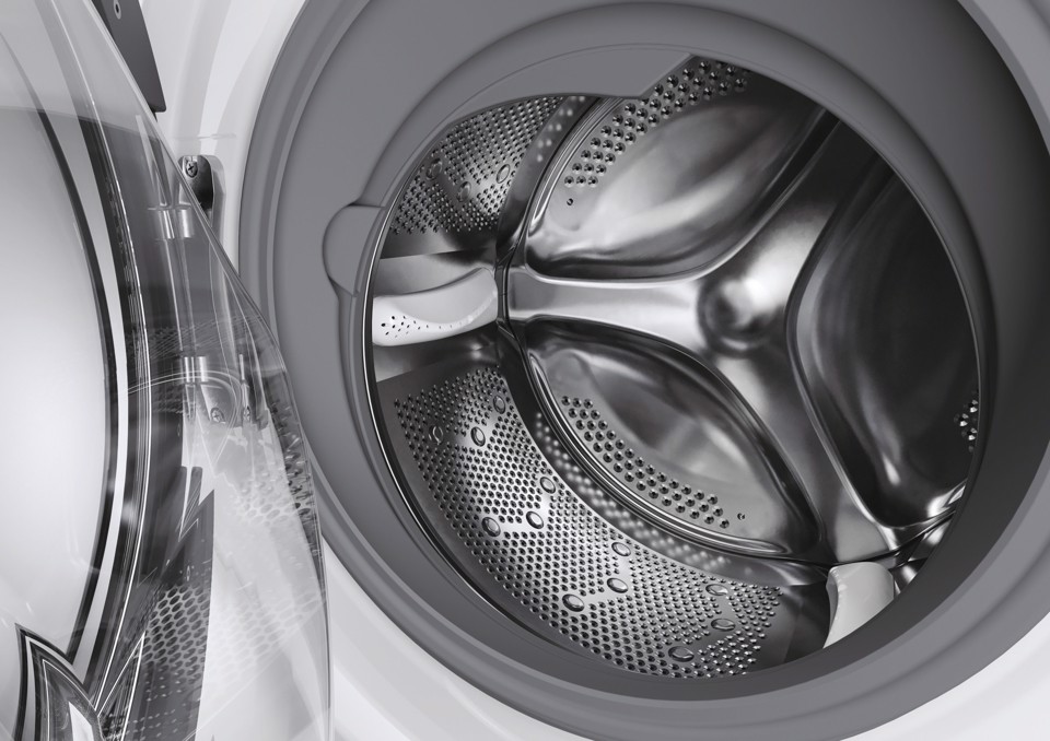 Hoover H-WASH 500 , Lavatrice Slim 7 KG, 15% più efficente della classe A, 1400 giri, Bianco, Inverter, Vapore, Wi-Fi, HWP4 47AMBC7/1-S