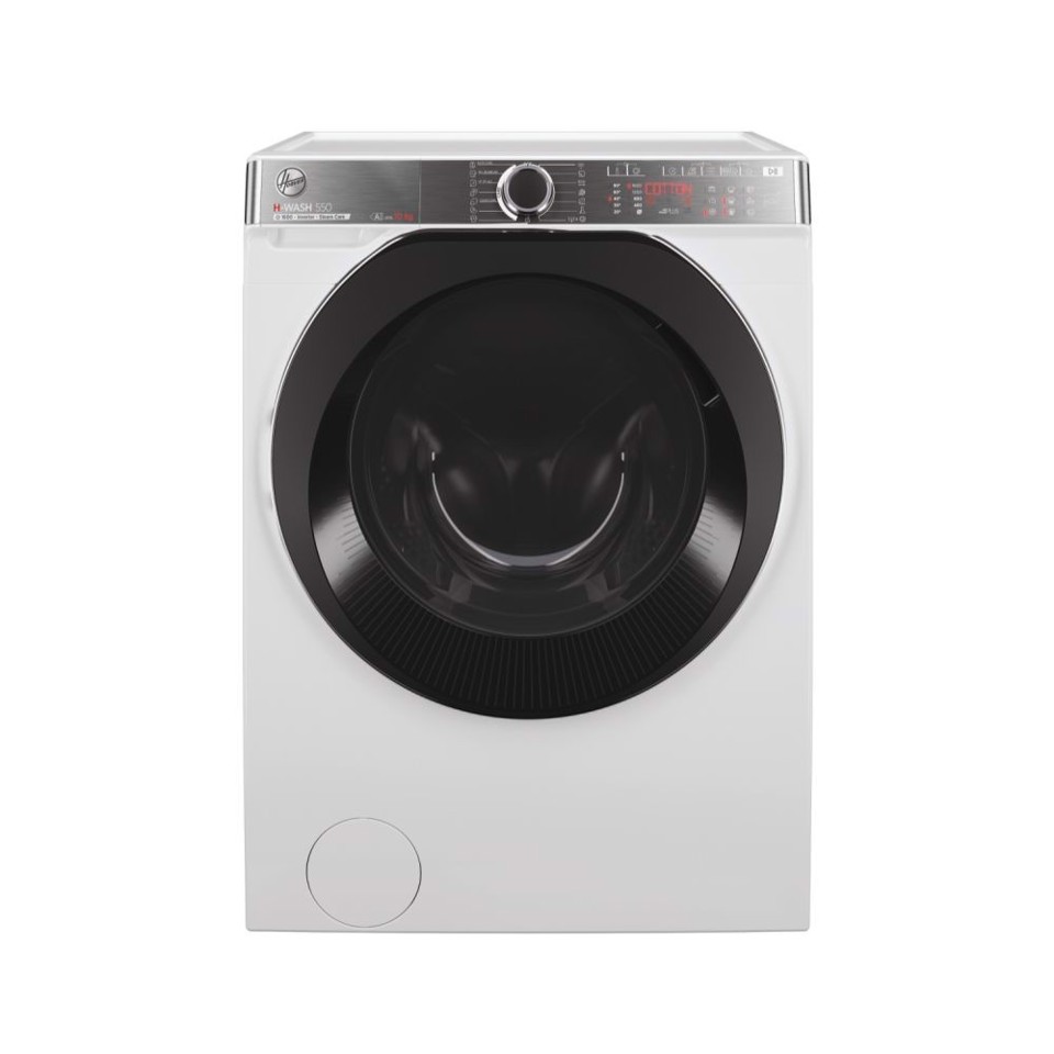 Hoover H-WASH 550 H5WPB610AMBC8-S lavatrice Caricamento frontale 10 kg 1551 Giri/min A Grigio, Argento