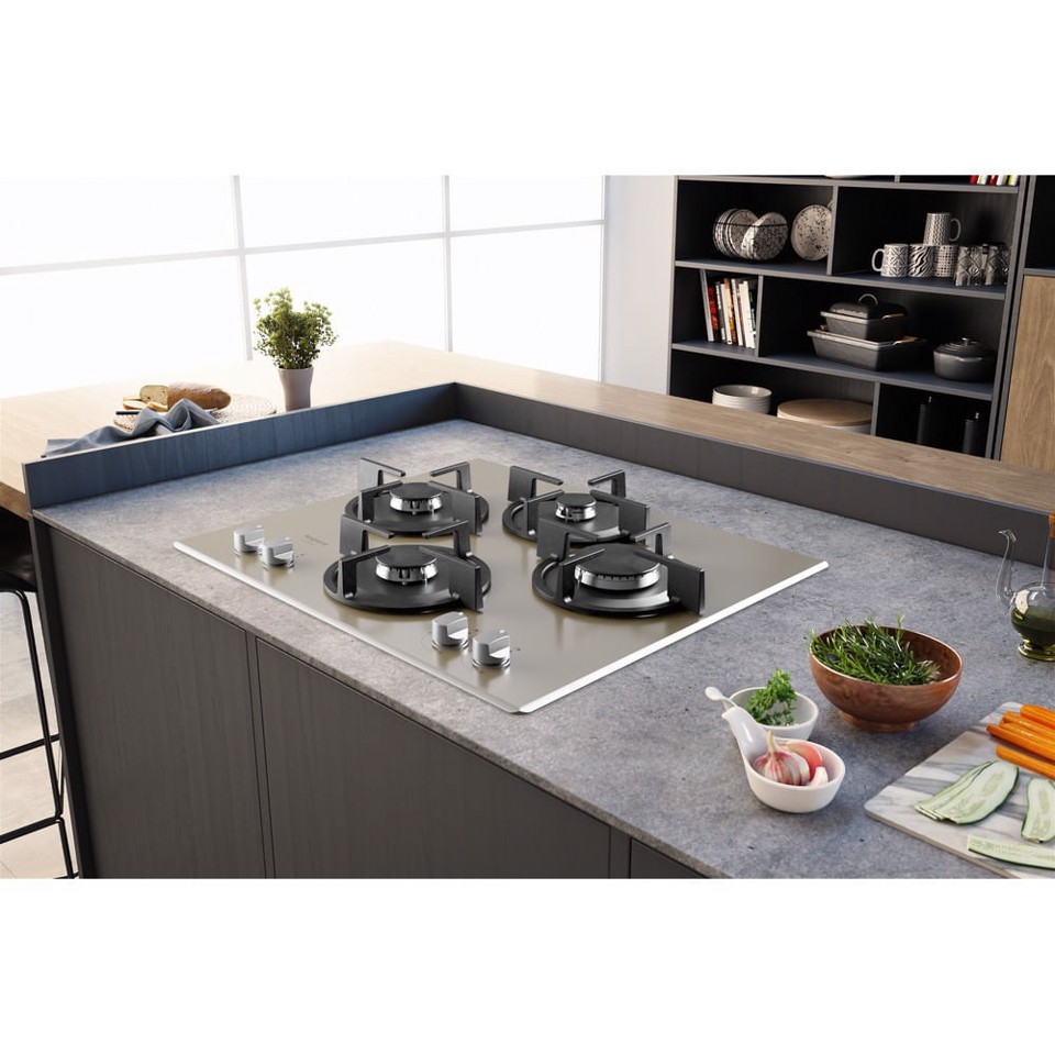 Hotpoint Ariston Ariston Piano cottura a gas HAGD 61S/CH Made in Italy