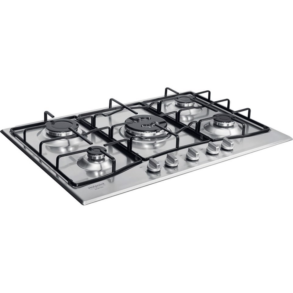 Hotpoint Ariston Ariston Piano cottura a gas PCN 752 T/IX/HAR Made in Italy