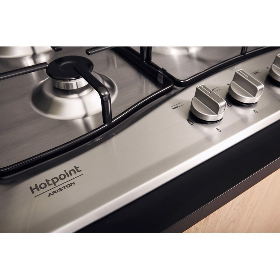 Hotpoint Ariston Ariston Piano cottura a gas PCN 752 T/IX/HAR Made in Italy