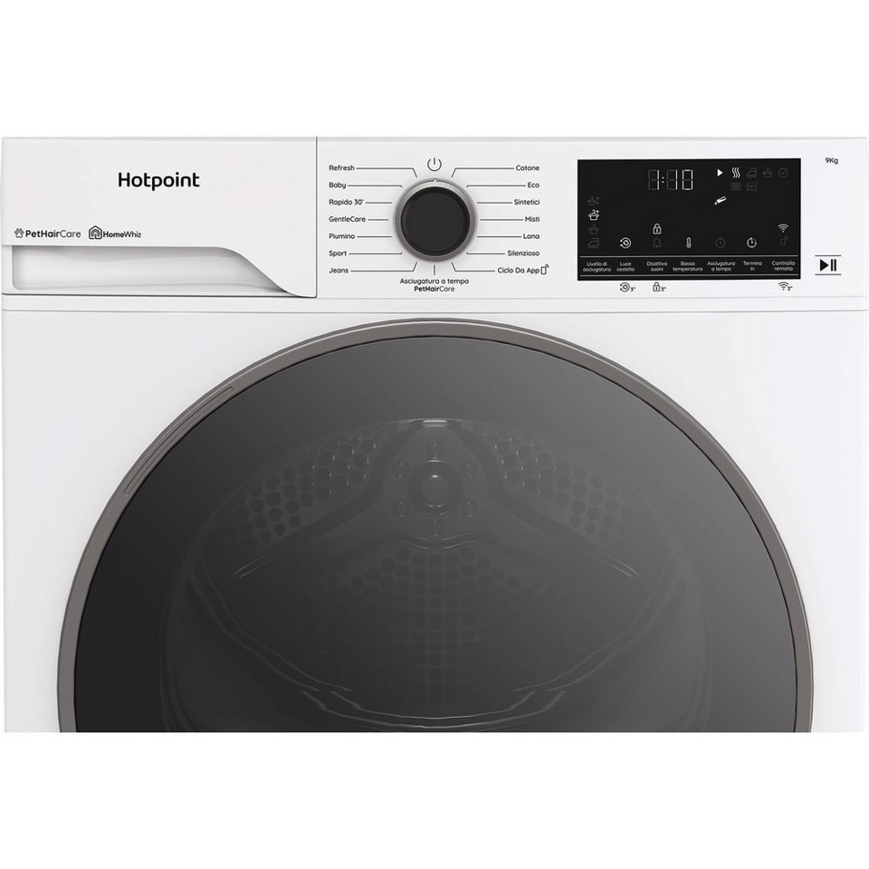 Hotpoint Ariston Asciugatrice a pompa di calore 9 kg - HPT 96D BS IT - Délica