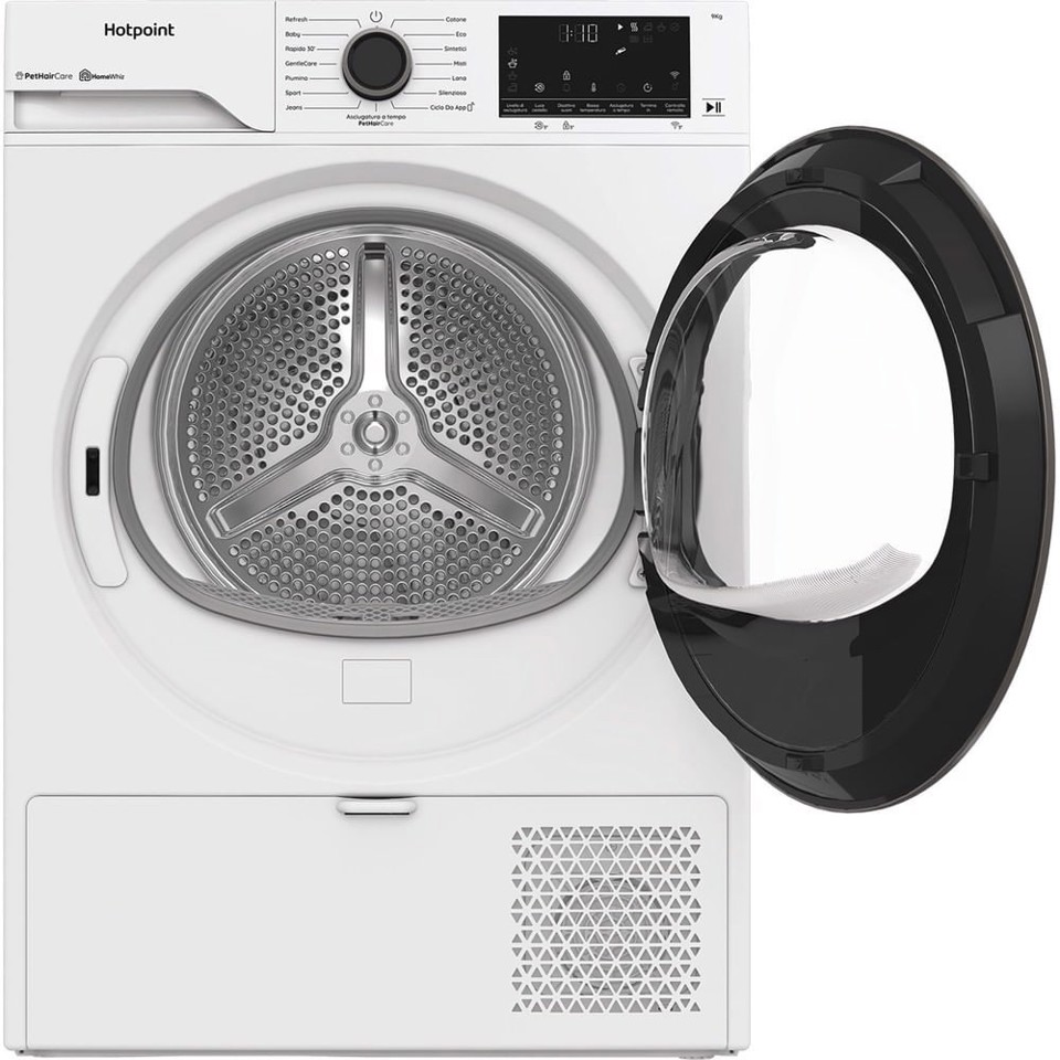 Hotpoint Ariston Asciugatrice a pompa di calore , a libera installazione, 9 kg - HPT 95D BS IT - Délica
