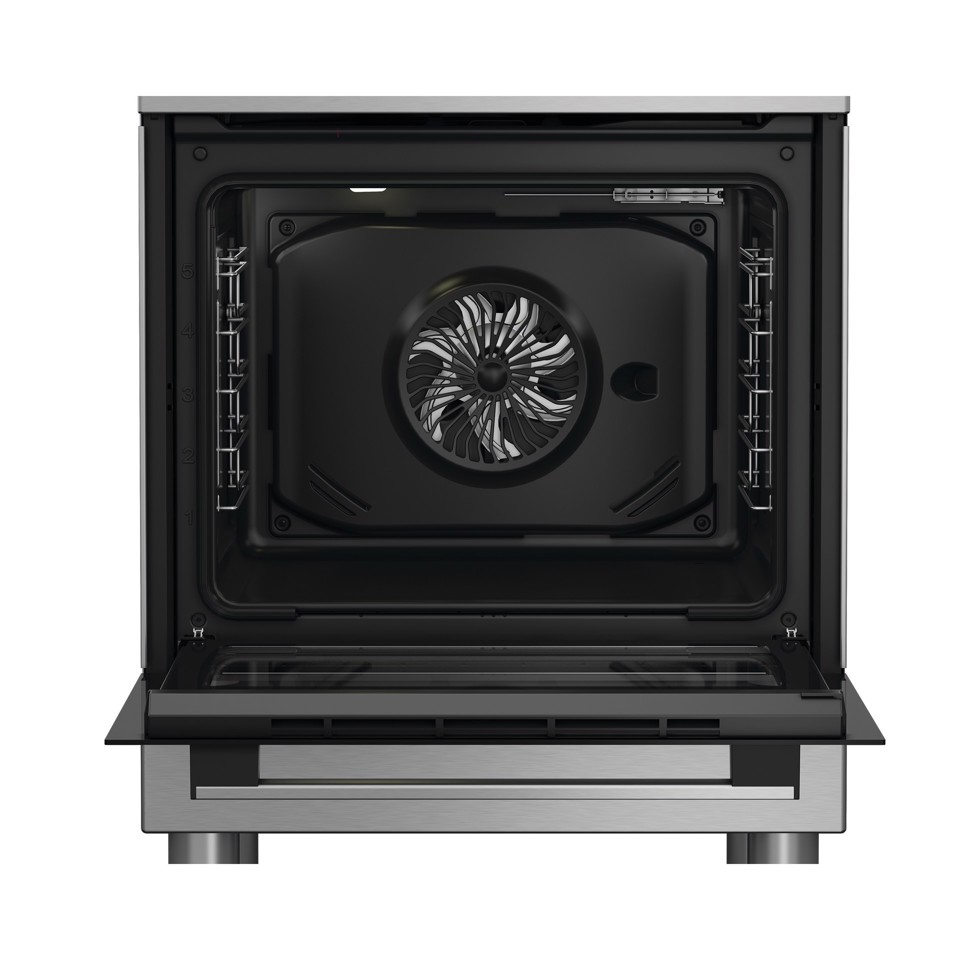 Hotpoint Ariston H6G5LMX Cucina A Elettrico Gas Acciaio inox